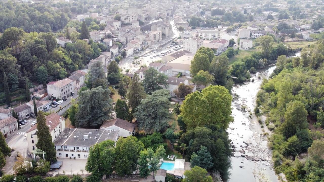 Logis Hotel Restaurant Les Cedres Joyeuse Exterior foto